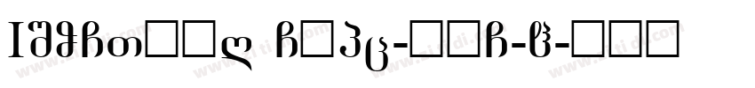 ISOCTEUR GBpc-EUC-H字体转换